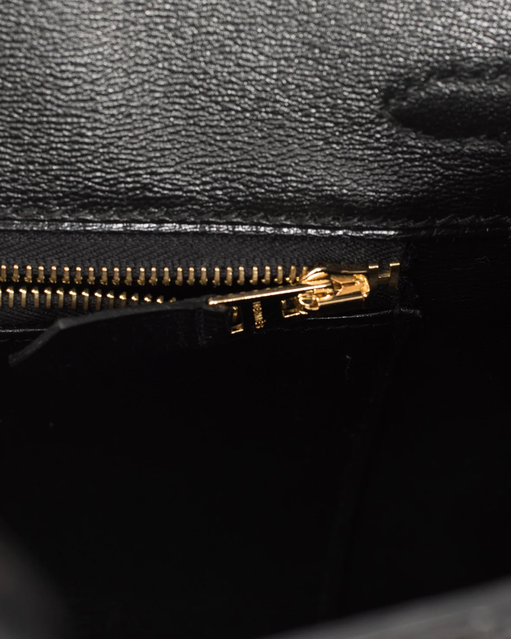 Hermes Black Matte Crocodile Baby Birkin – 25cm - Image 6