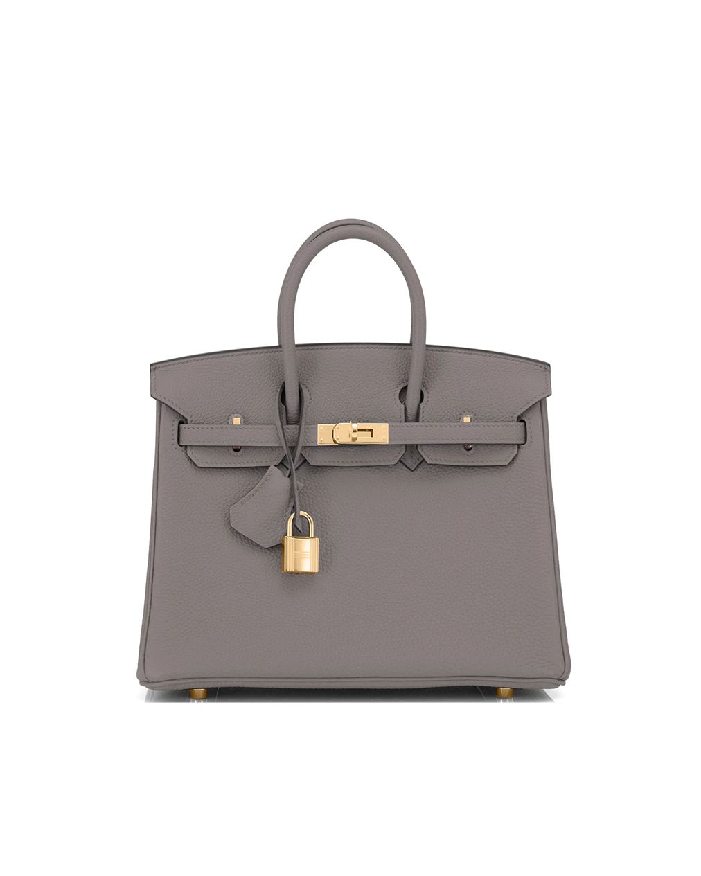Stylish Hermès Kelly Bag in Pewter