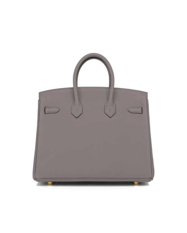 Stylish Hermès Kelly Bag in Pewter - Image 2