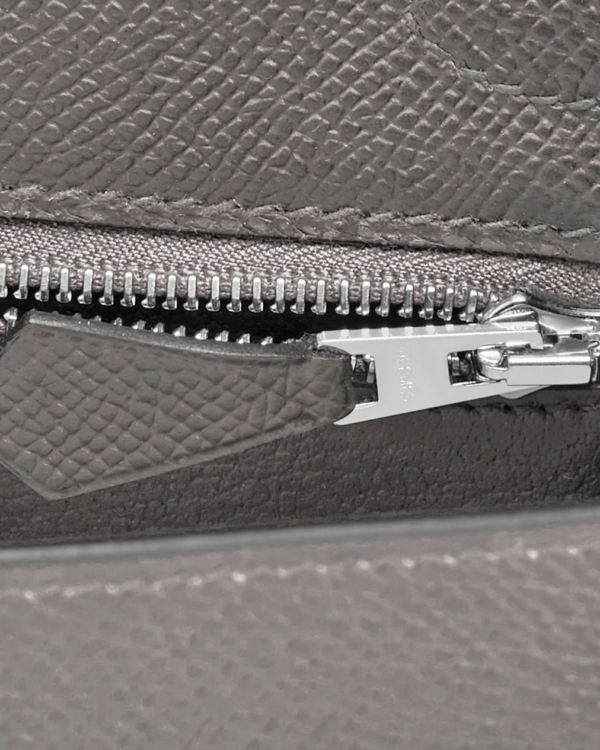 Luxurious Hermès Pewter Kelly Bag – 25cm - Image 6