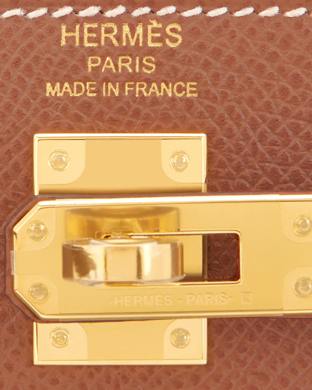 Stunning Hermès Mini Kelly Bag – 20cm Orange - Image 5