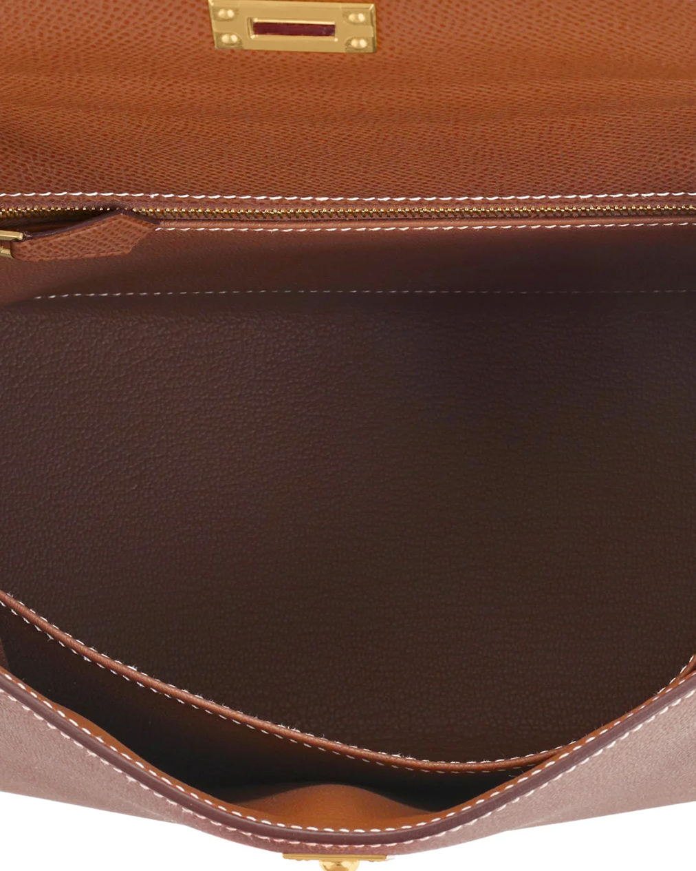 Stunning Hermès Mini Kelly Bag – 20cm Orange - Image 6