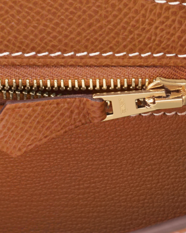 Stunning Hermès Mini Kelly Bag – 20cm Orange - Image 7