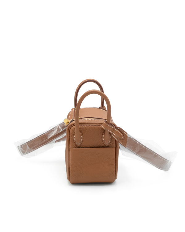 Elegant Hermès Etoupe Clemence Lindy - Image 2