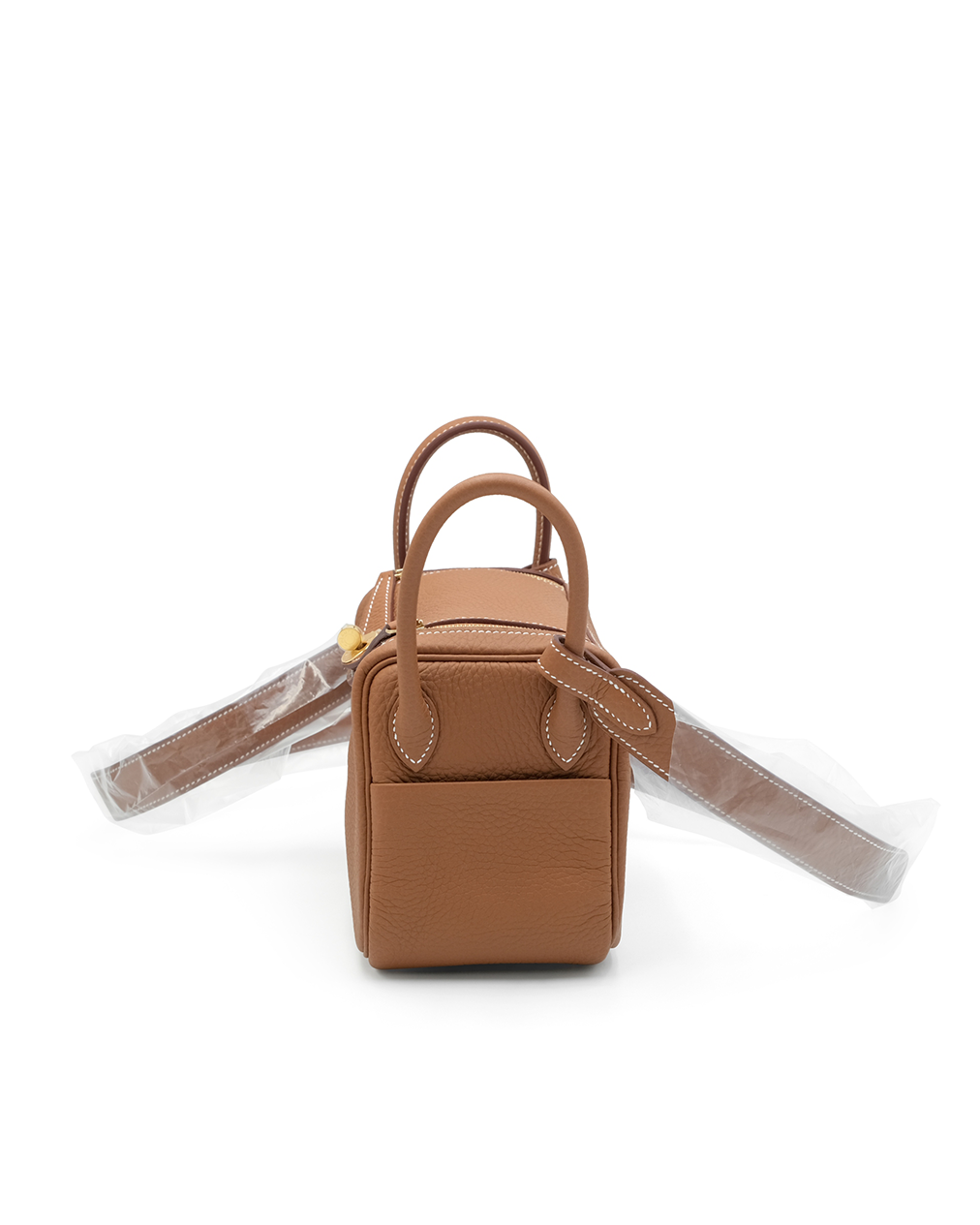 Elegant Hermès Etoupe Clemence Lindy - Image 2
