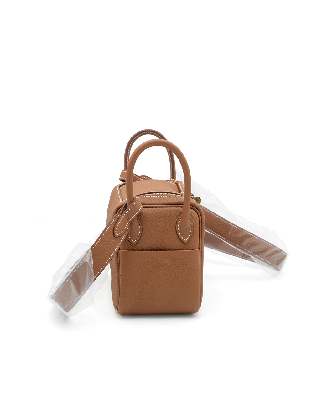 Elegant Hermès Etoupe Clemence Lindy - Image 3