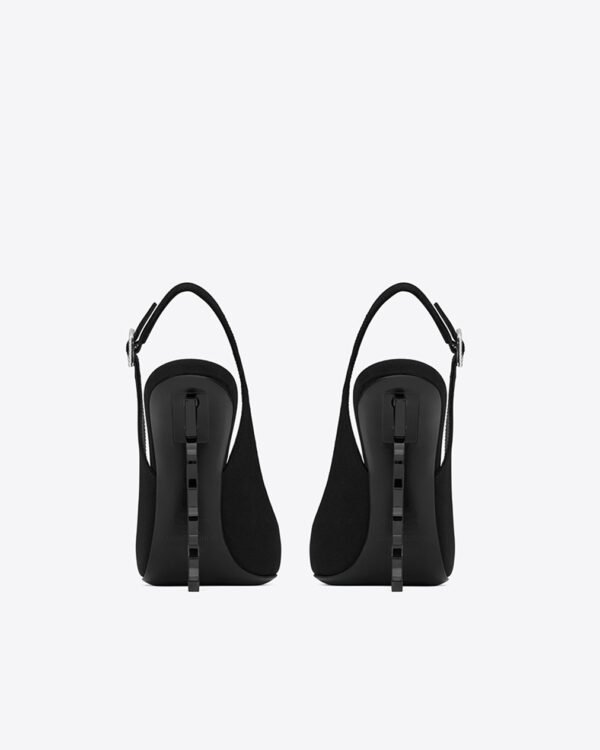 Saint Laurent crystal buckle slingback pumps - Image 3