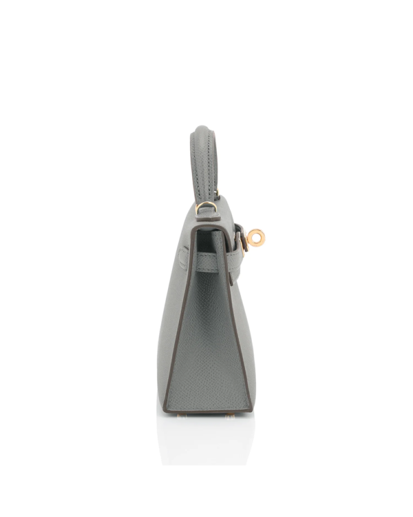 Luxurious Hermès Pewter Kelly Bag 25cm - Image 2