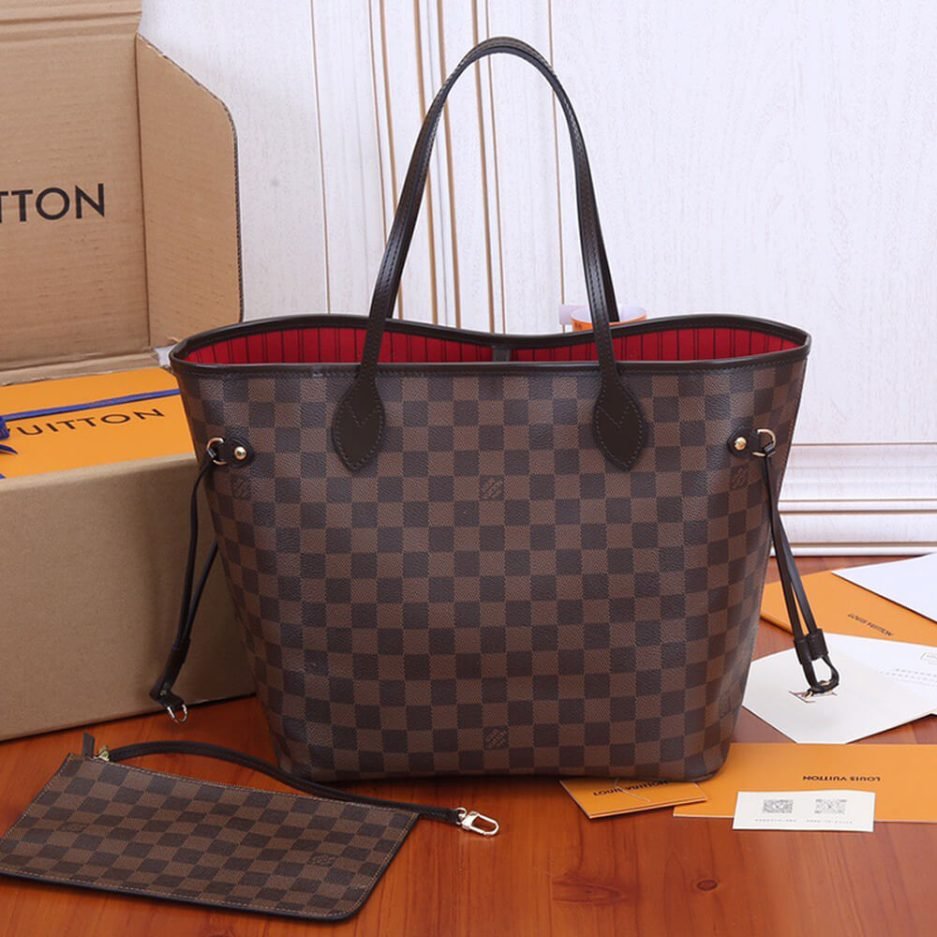 LV Neverfull MM Tote N41358 - Image 4