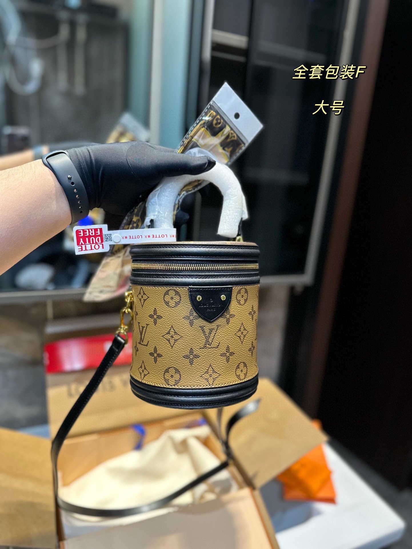 LOUIS VUITTON Cannes Classic Old Flower Fortune Bucket - Image 5