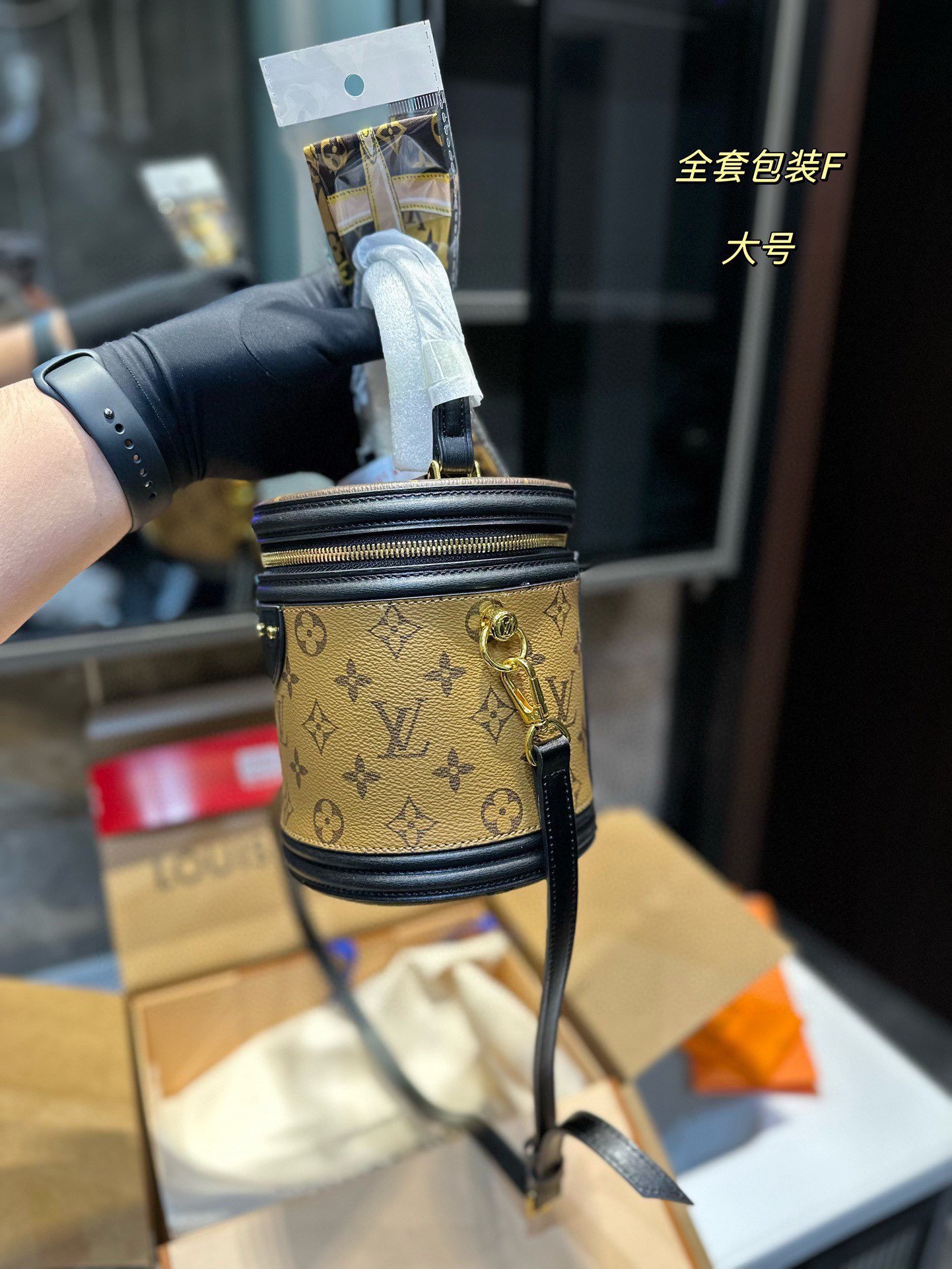 LOUIS VUITTON Cannes Classic Old Flower Fortune Bucket - Image 9