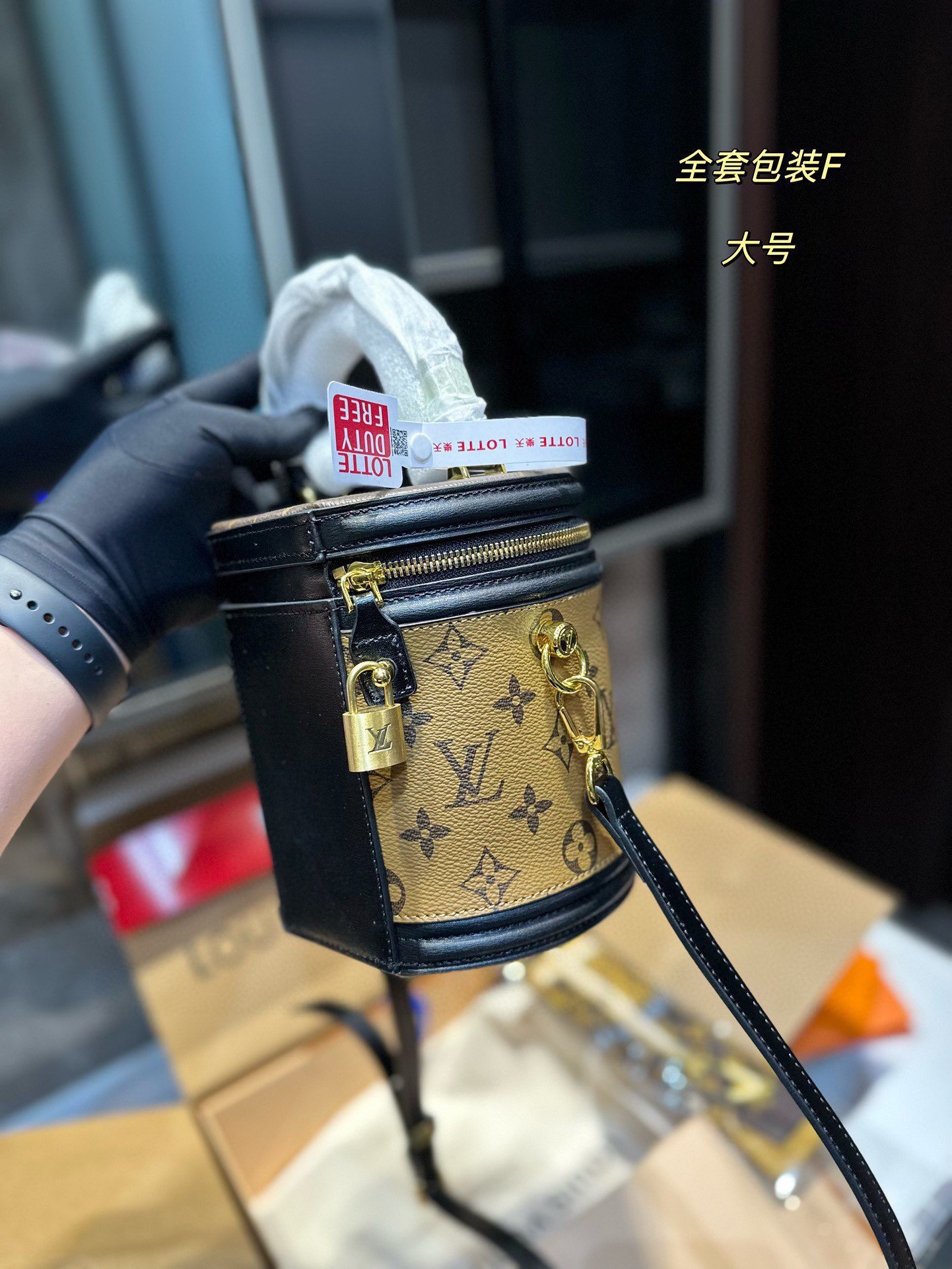LOUIS VUITTON Cannes Classic Old Flower Fortune Bucket - Image 6