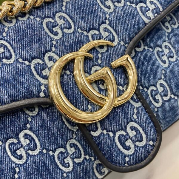 Gucci Marmont Denim Small Shoulder Bag - Image 3