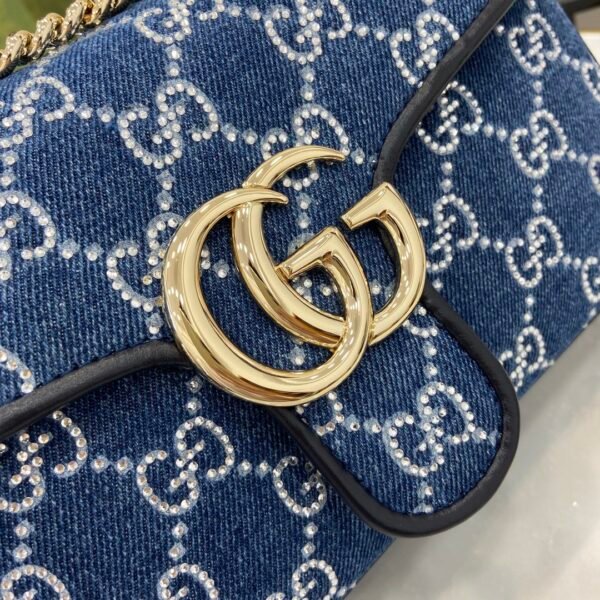 Gucci Marmont Denim Small Shoulder Bag - Image 2
