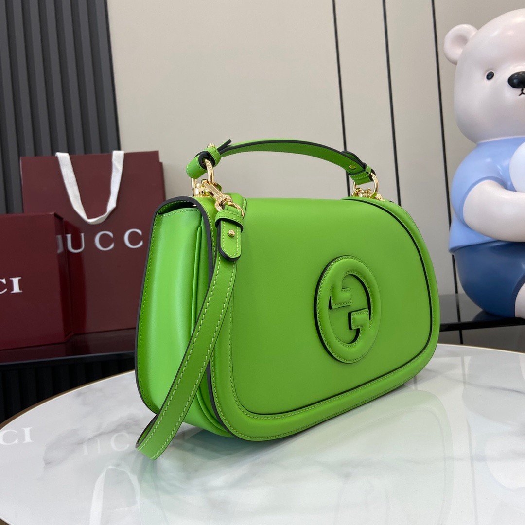 Gucci Blondie Medium Shoulder Bag in Wine green - Image 2